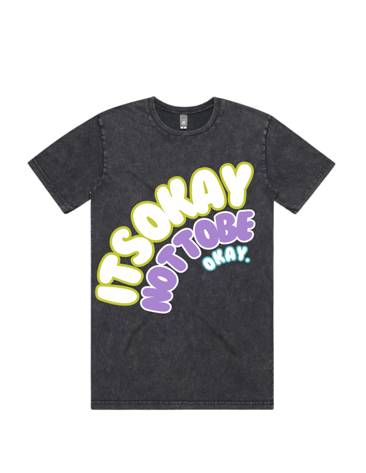 COAL It's Okay Puff Print T Shirt - Coal